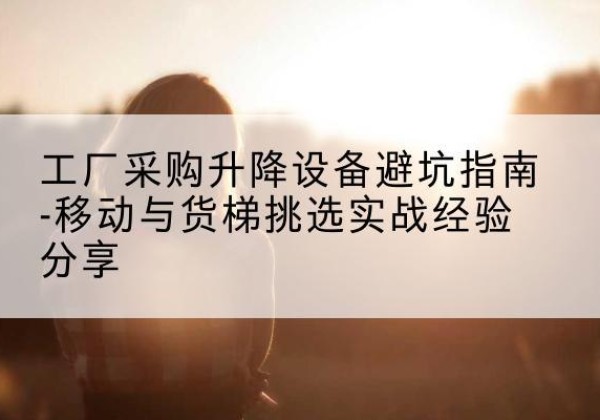 岳塘移动式升降机怎么选-工厂采购升降设备避坑指南-移动与货梯挑选实战经验分享